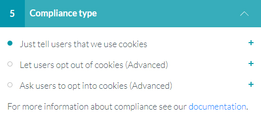 5. Compliance type