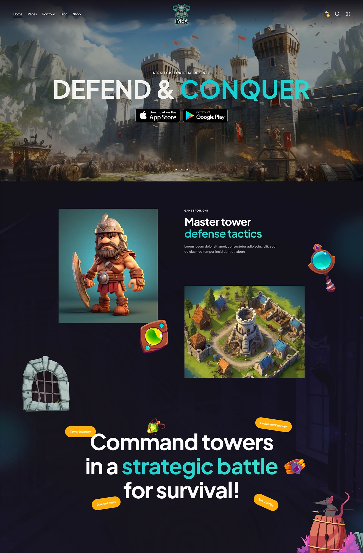 Imba — Esports, Gaming Coaching & Game WordPress Theme